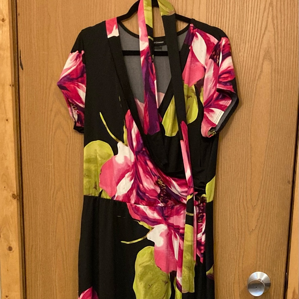 Ashley Stewart Floral Maxi Dress Size 14/16
